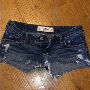Hollister jean shorts